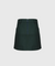 KANDINI Wool Touch Pocket Skirt - Dark Green