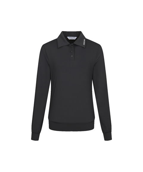 Monday Flow Light Stretch Long Sleeve Top - Charcoal Gray