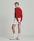 MCC Women's Argyle Crew Neck Sweater - Red