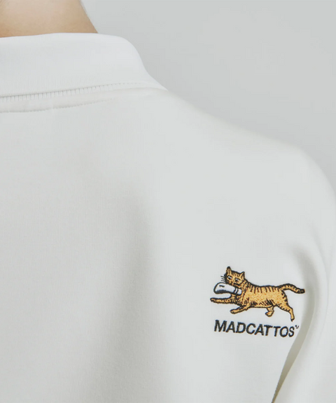 MCC Women's Woven Mix Sweatshirt - Off White