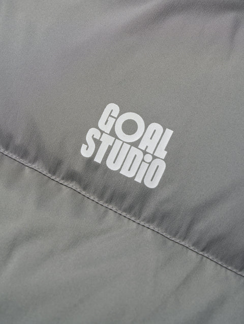 Goal Studio Men's Essential Hooded Puffer Down Jacket - Grey