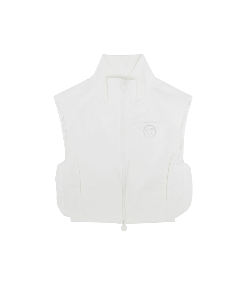 Piv'vee Swing Vest Jacket - Cloud White