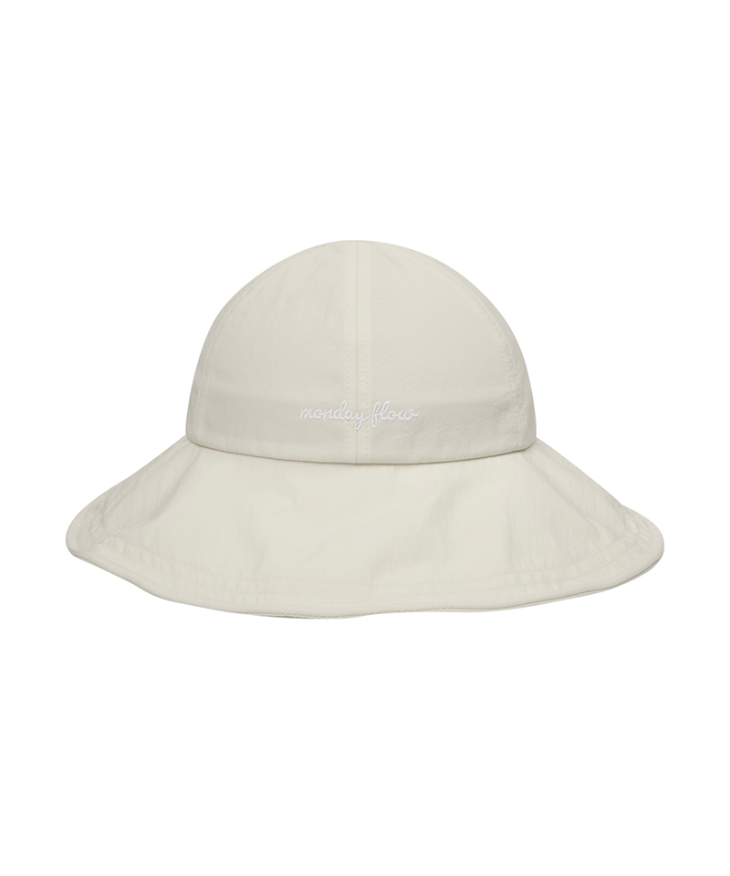 Monday Flow Round Wire Bucket Hat - Cream