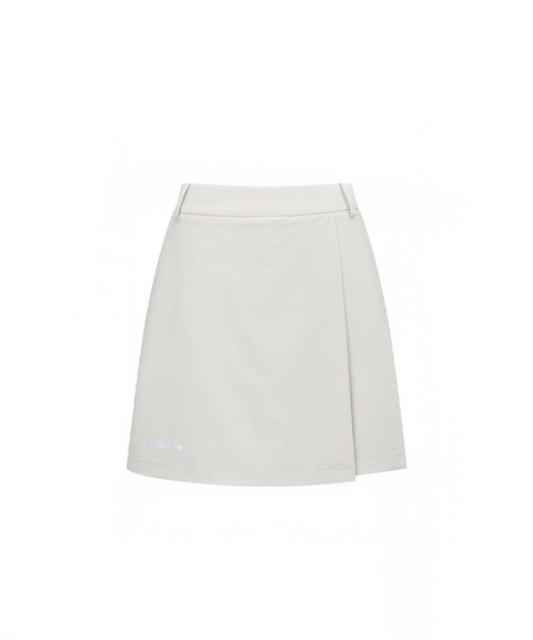Monday Flow Slim Comfy Skirt - Light Gray