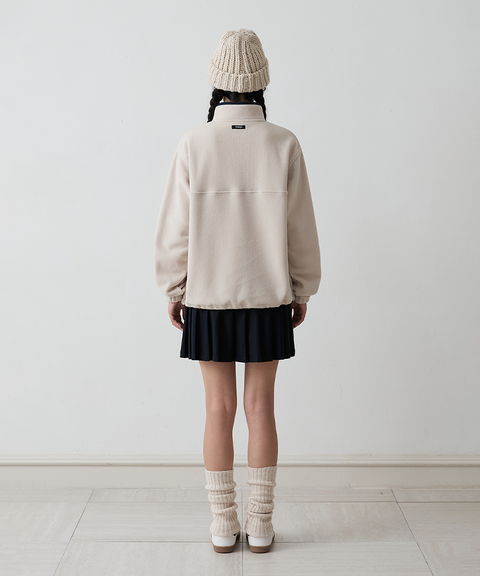 FORDI Snug Fleece Anorak - Beige