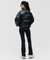 Goal Studio Women's Cropped Puffer Down Jacket - Black