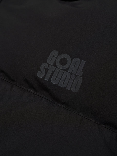 Goal Studio Women's Essential Hooded Puffer Down Jacket - Black
