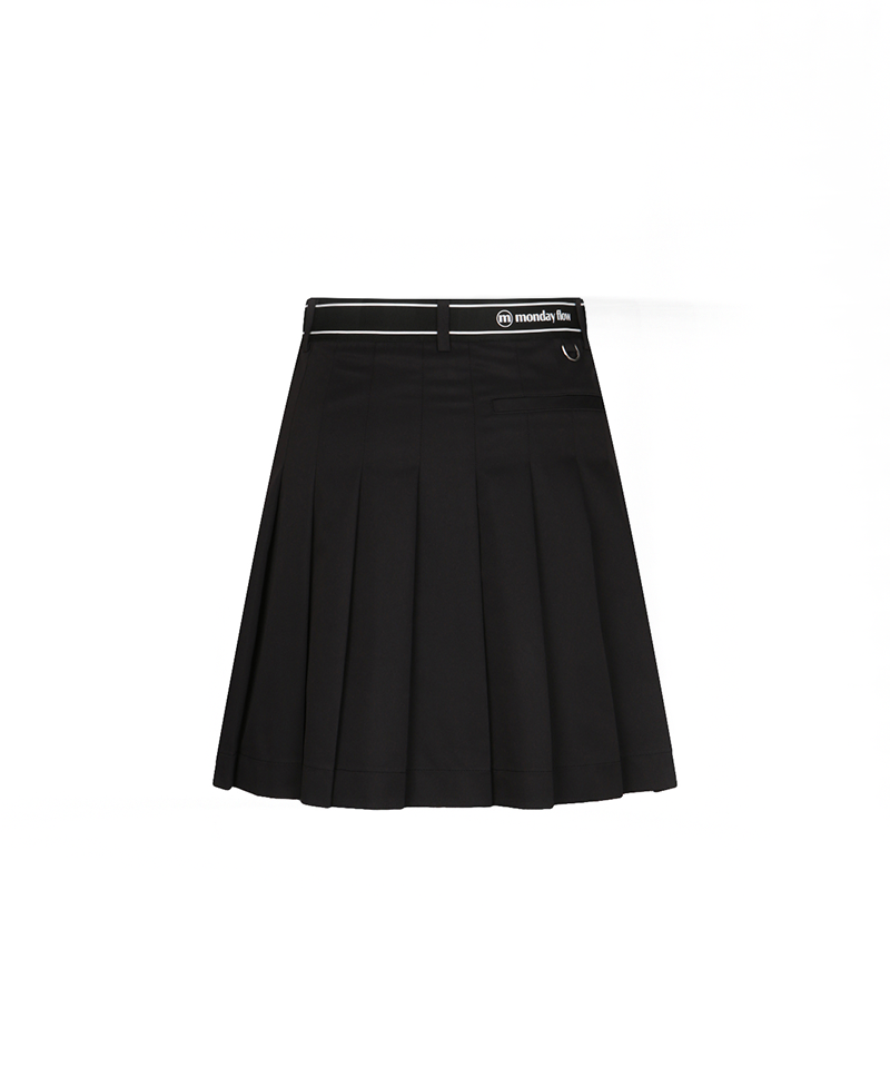 Monday Flow Wink Pleated Skirt - Black
