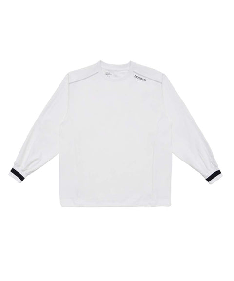 LENUCU Men String Anorak - White