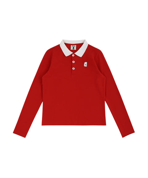 AVEN Signature Basic Pique Shirt - Red