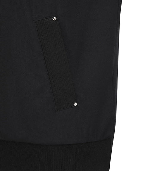 ANEW Golf Women's SM Hoody Pocket Short T-Shirt - Black
