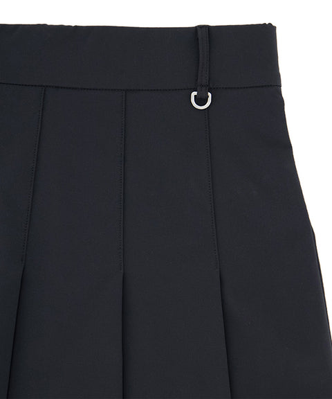 [SAMPLE SALE]LE SONNET Minimal Pleats Skirt - Black