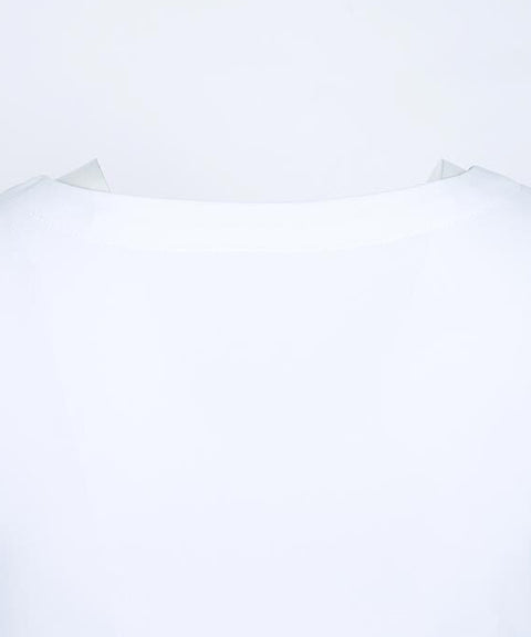 CREVE NINE: Performance Pleated Dress - White