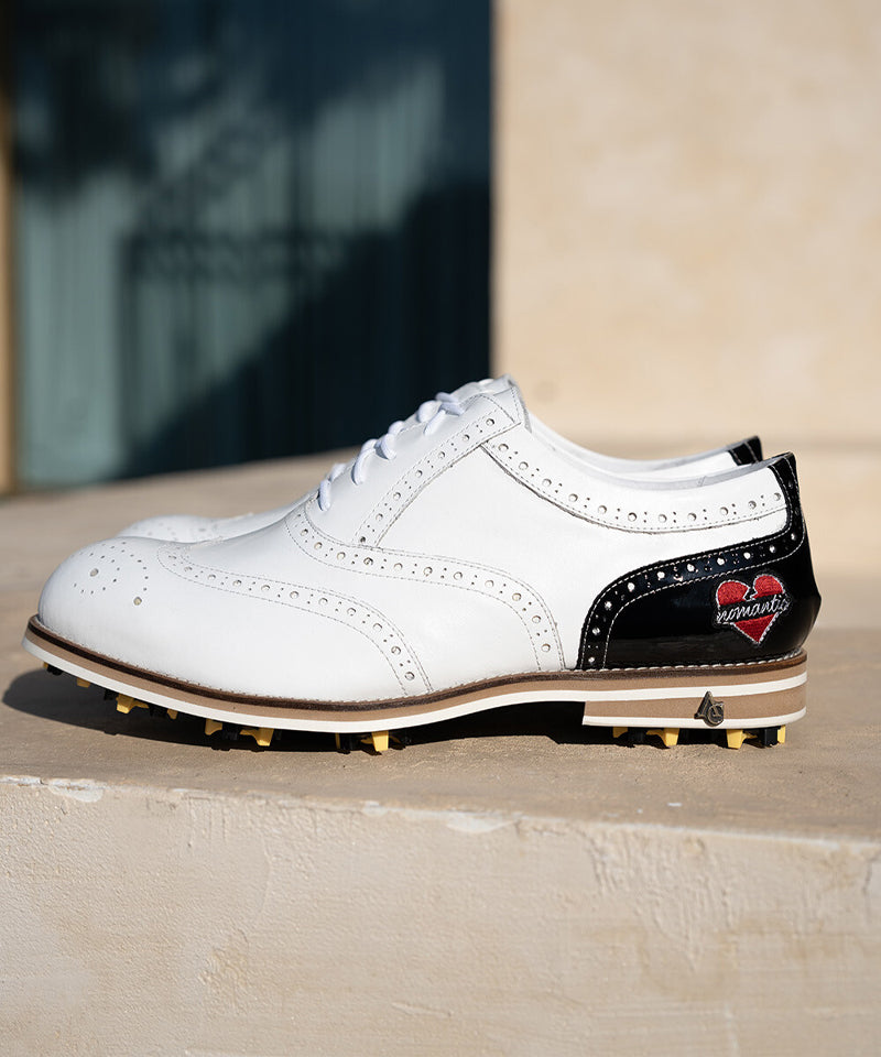 ALL CLASSIC Golf Normantic Noble Wingtip Classic Golf Shoes - Black Patent 2
