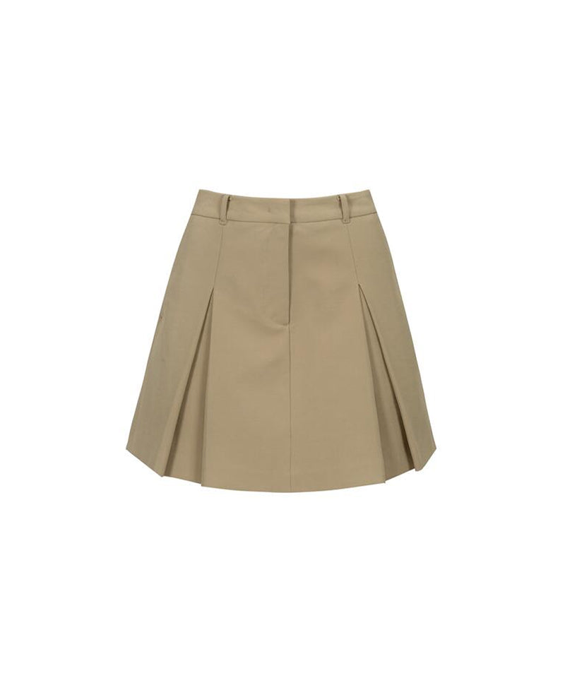 Anell Golf Clea Tuck Skirt - Beige