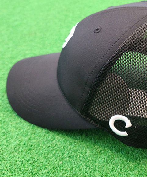 CHUCUCHU Wappen Mesh Ball Cap (Unisex) - Black