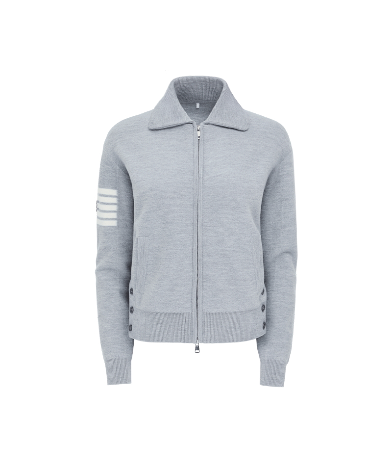 Amazing Cre Women's Ghost Sweater Cardigan - Light Grey