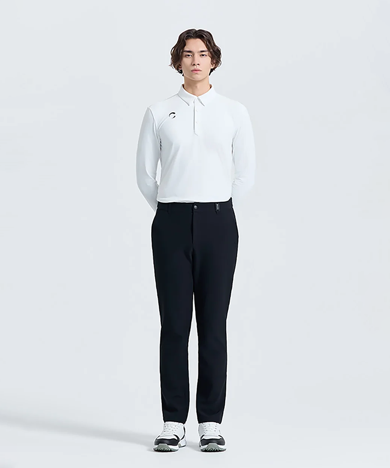 Challenger Men's Fleece-Lined Non-Slip Standard Fit Pants - Black