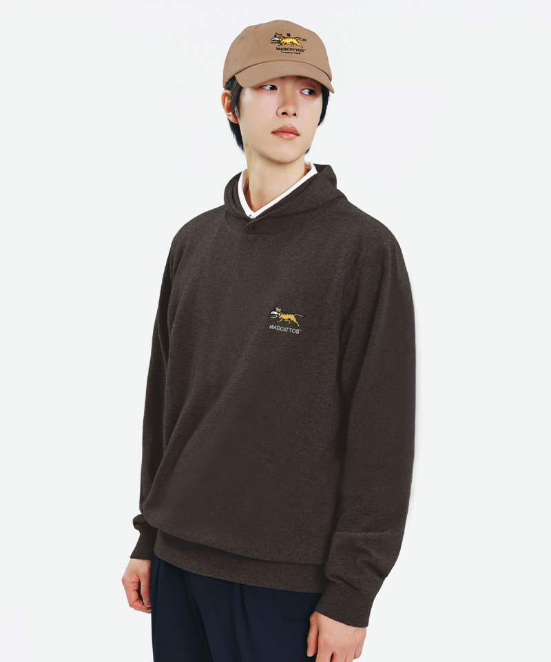 MCC Cashmere Hooded Sweater - Brown