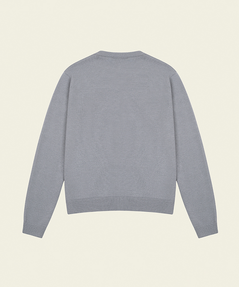 FORDI Argyle Knit Cardigan - Gray