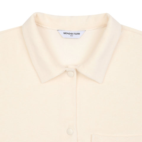 Monday Flow Full Day Terry Shirt - Cream