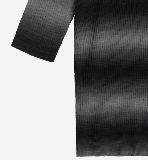OBER Golf Gradient Collared Knit - Black