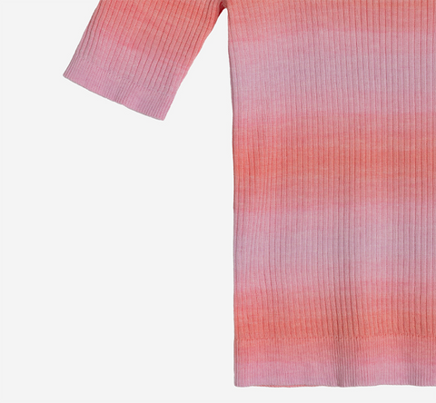 OBER Golf Gradient Collared Knit - Pink