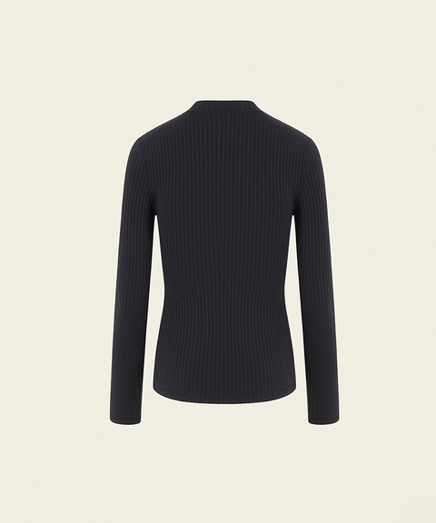 FORDI Innercap Golji Mockneck T-Shirt - Black