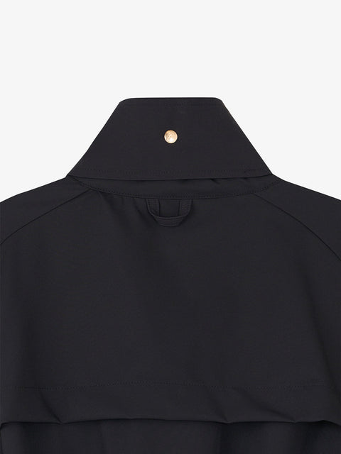 GFJ Golf Women's Ribbon Windbreaker - Black
