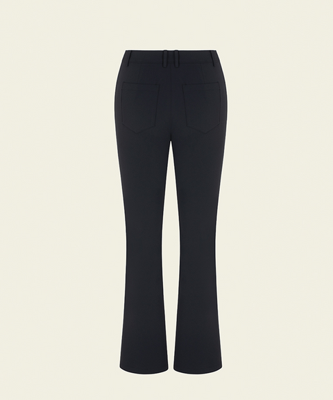 FORDI Signature Bootcut Long Pants - Black
