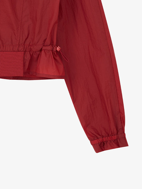 GFJ Golf Women's Stand-neck Windbreaker - Red
