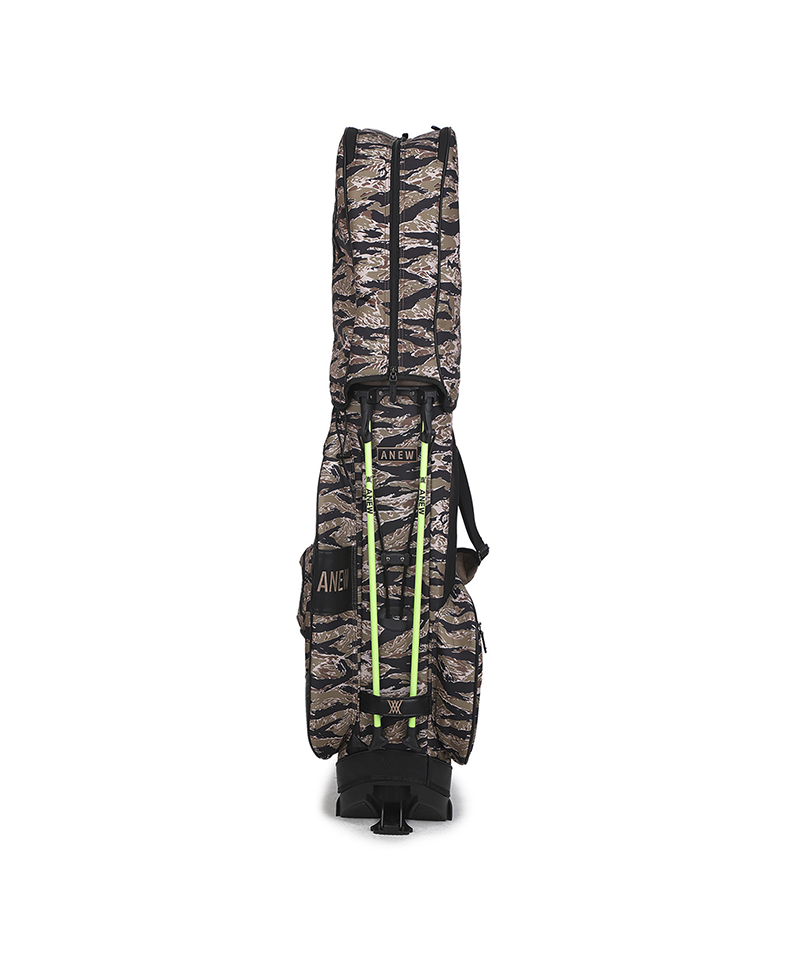 Khaki camo pattern stand golf bag, alternate view