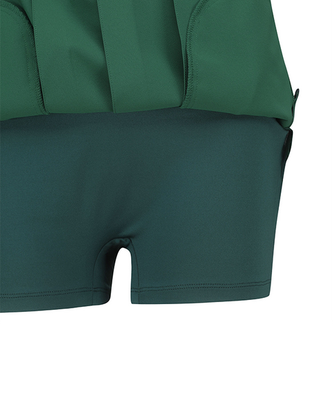 Vice Golf Atelier Women's Essential Pleat Skirt - Dark/Green