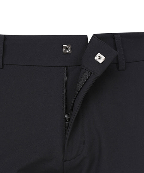 [Warehouse Sale] ANEW Golf: Men A Diagonal Line Incision Long Pants - Black