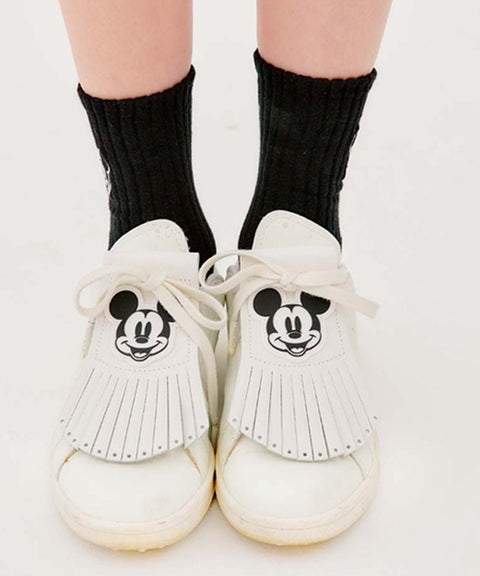 PIV'VEE  Mickey Shoe Tassel - Cloud White