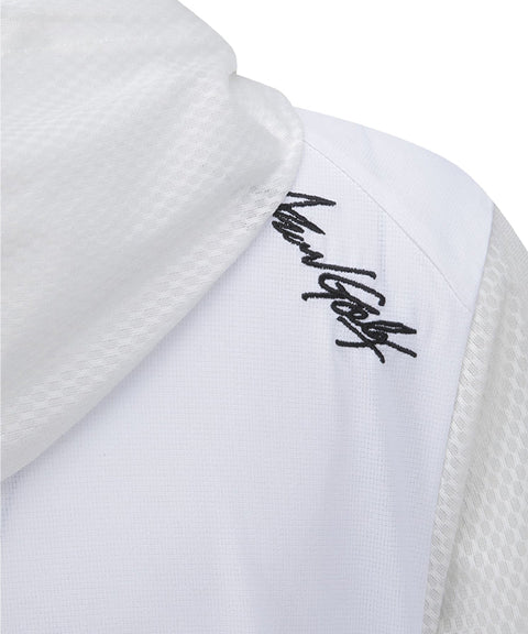 ANEW Golf Women's SM Hoody Pocket Short T-Shirt - White