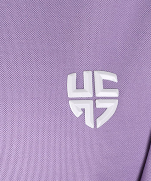 HENRY STUART Women's Cape Collar T-Shirt - Purple