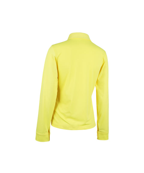 HENRY STUART Women's Tailor Fit Collared T-Shirt - Yellow