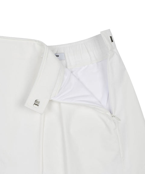Monday Flow Volume Short Skirt - White