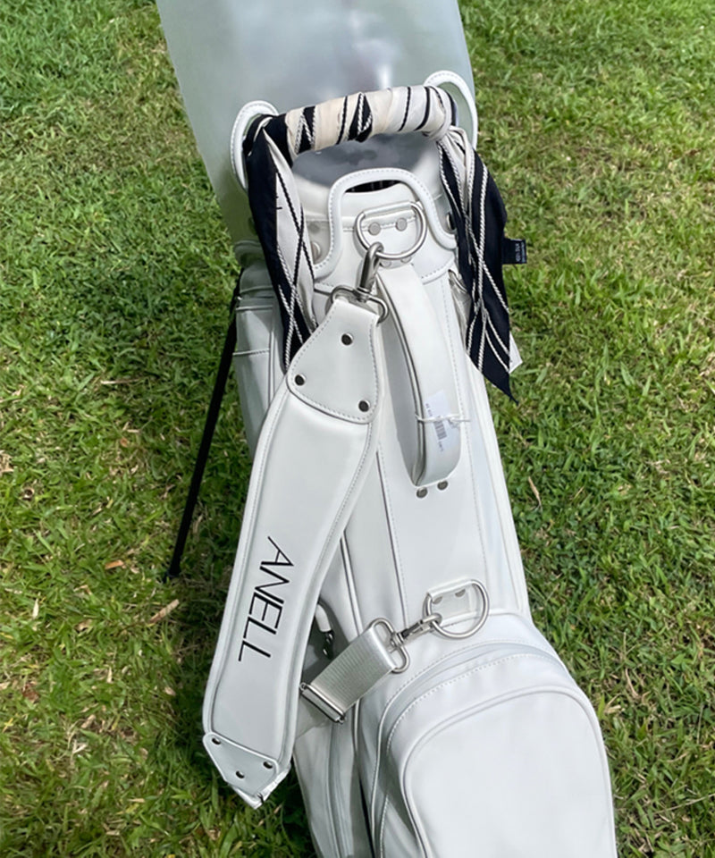 Anell Golf Wearing Light Weight Caddy Bag - Matte White