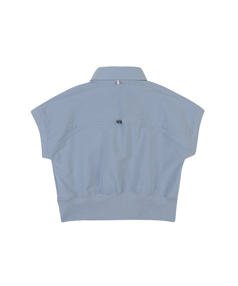 [Warehouse Sale] Haley Women's Over Shoulder Shirts Vest Jumpers - Blue