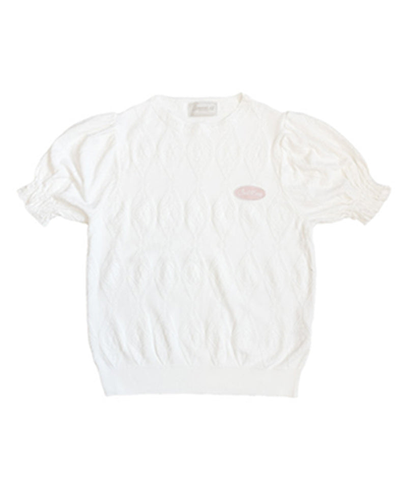 BENECIA 12 Antique Puff - Ivory