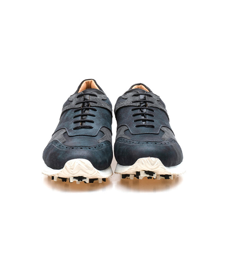 ALL CLASSIC Golf Saffiano Modern Classic Golf Shoes - Navy