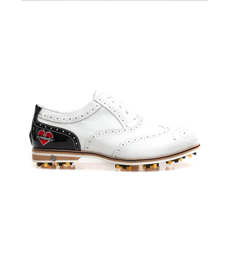 ALL CLASSIC Golf Normantic Noble Wingtip Classic Golf Shoes - Black Patent 2