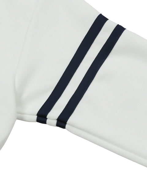 MACKY Golf: Line PK Sweatshirt - White
