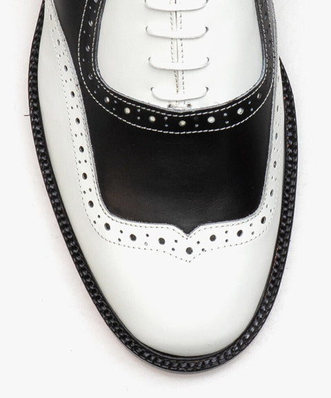 ALL CLASSIC Golf Wingtip Classic Golf Shoes - Black