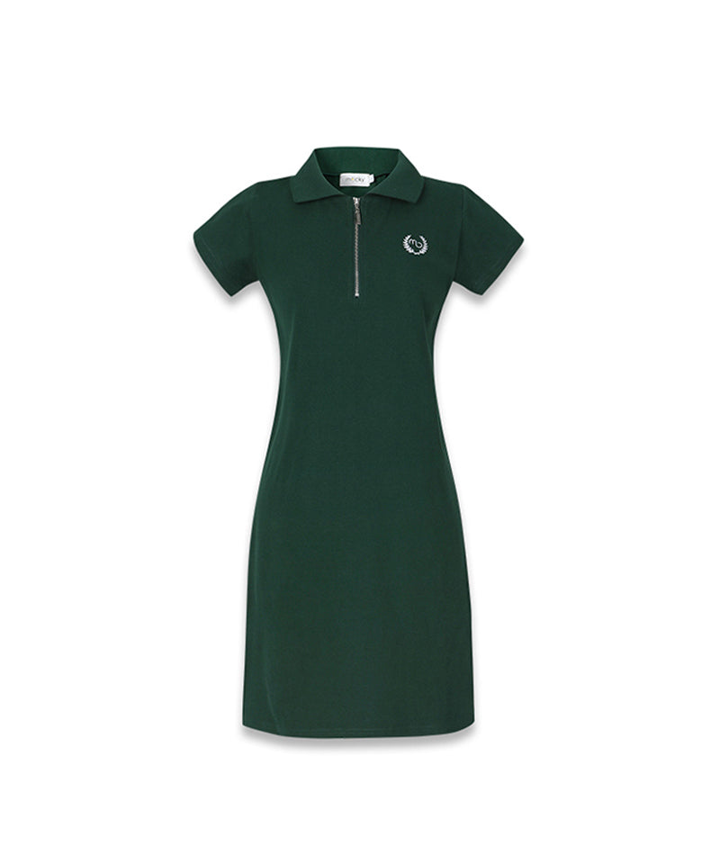 MACKY Golf: Basic Slim Dress - Green