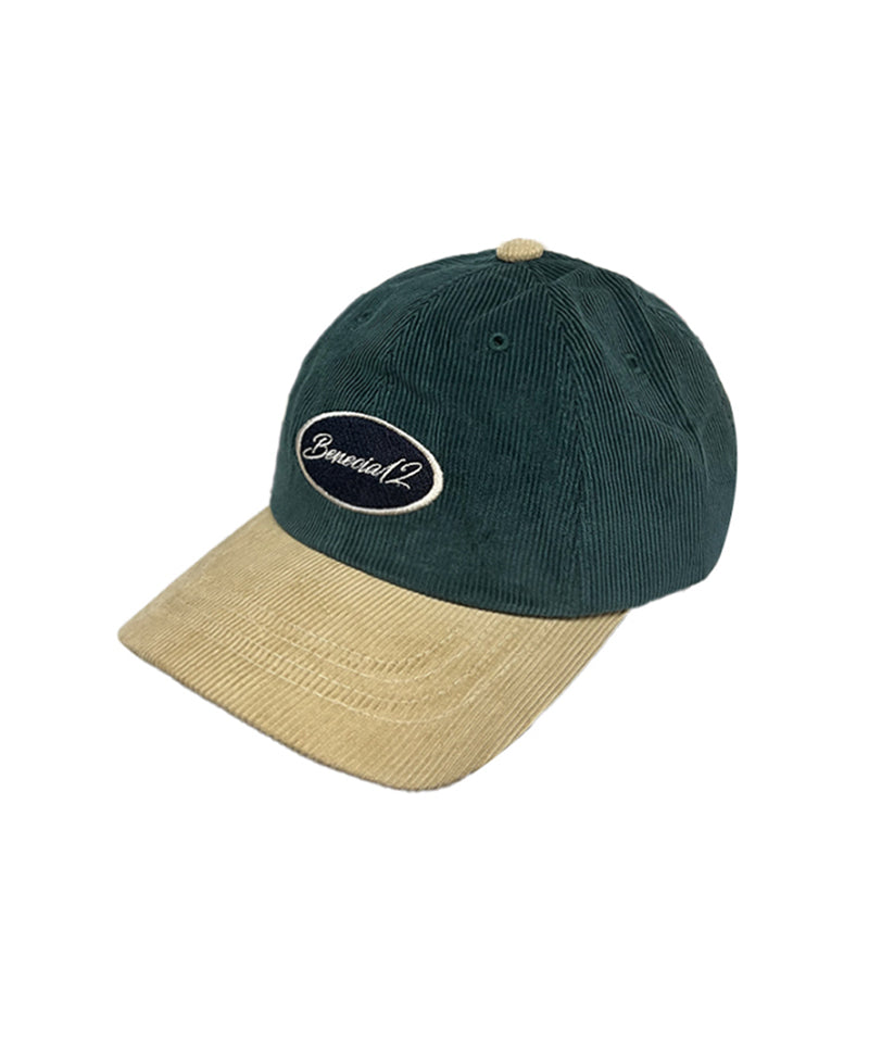 BENECIA 12 Corduroy Ball Cap - Deep Green