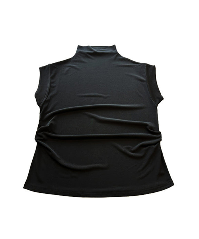 BENECIA 12 Layered Cap Sleeve - Black