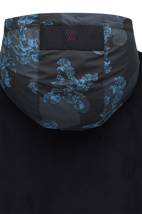 Women's FA Flower Pattern Sweatshirt - Black